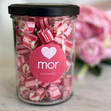 Mors dag gave hindbær bolcher