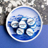 Confirmation candies blue handmade - Ideal table decoration for Confirmation