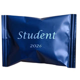 Blå studentposer – Bordpynt og bolcher til studenterfest
