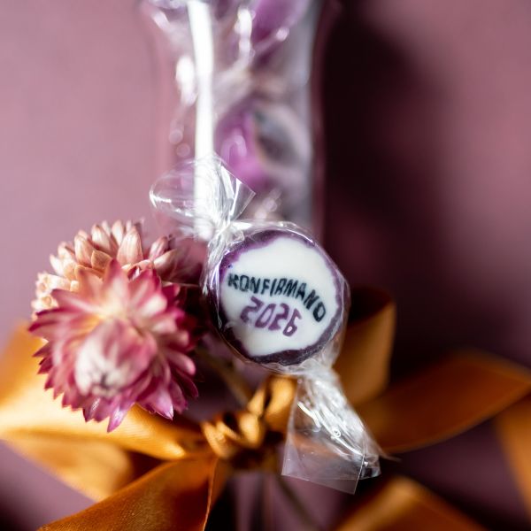 Individually wrapped Confirmation sweets Purple