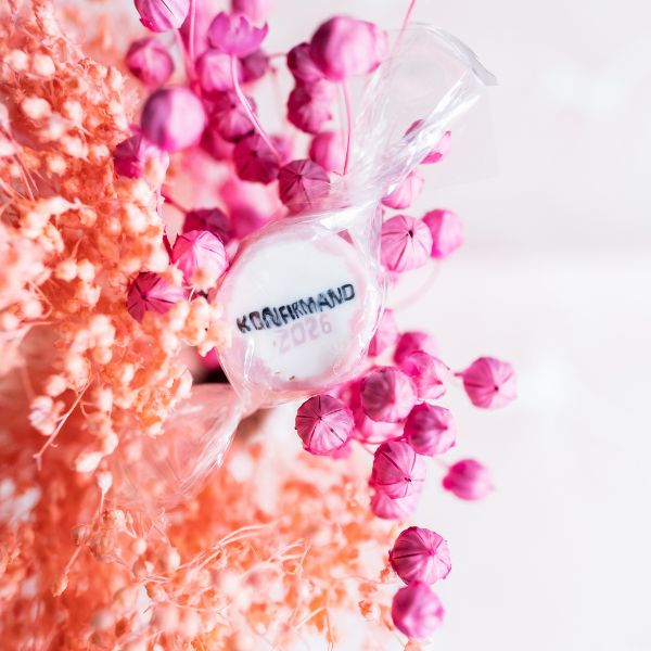 Individually wrapped Confirmation Candies Light Red - perfect table decoration for confirmation